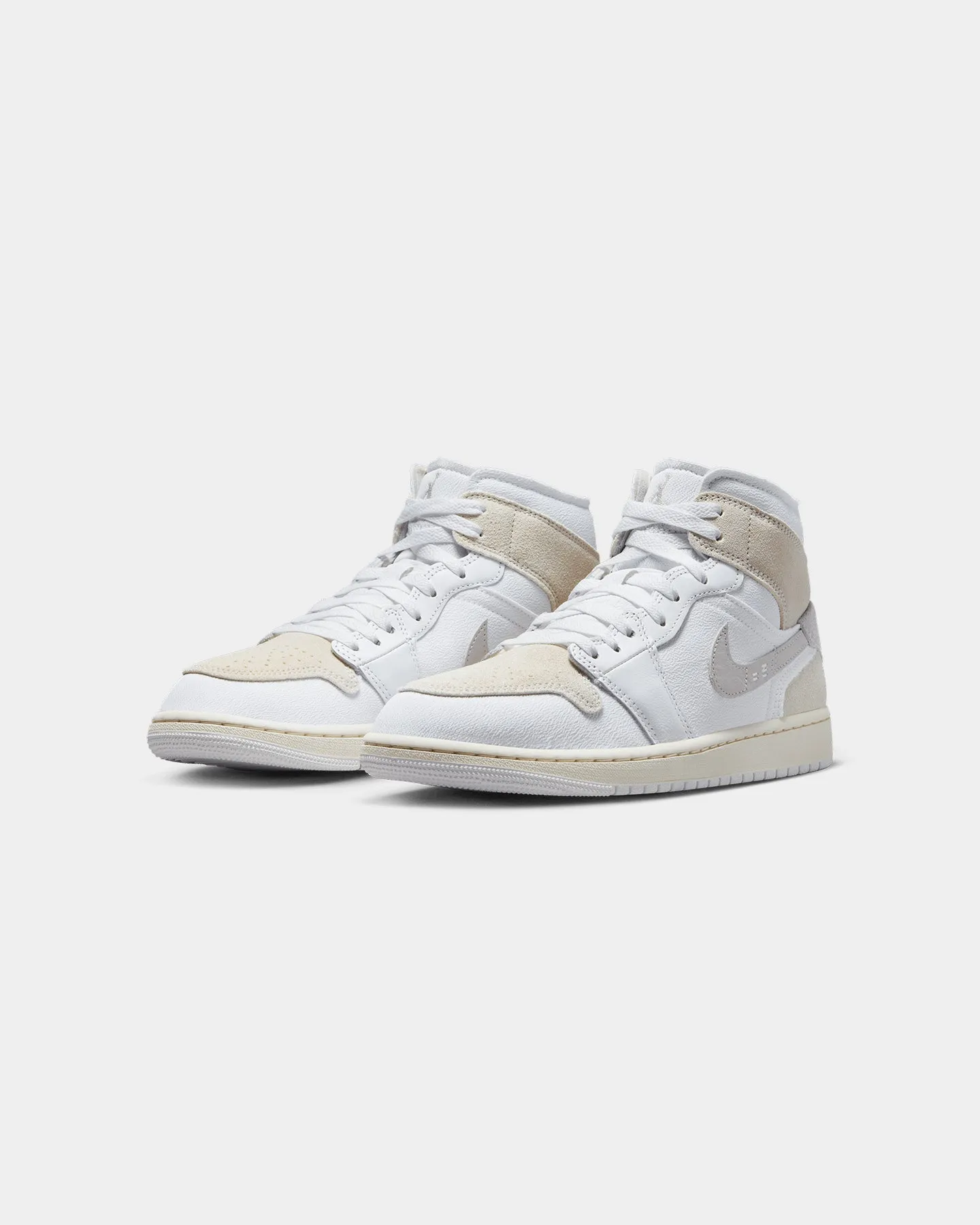Jordan Air Jordan 1 Mid SE Craft "Light Orewood Brown" White/Light Orewood Brown