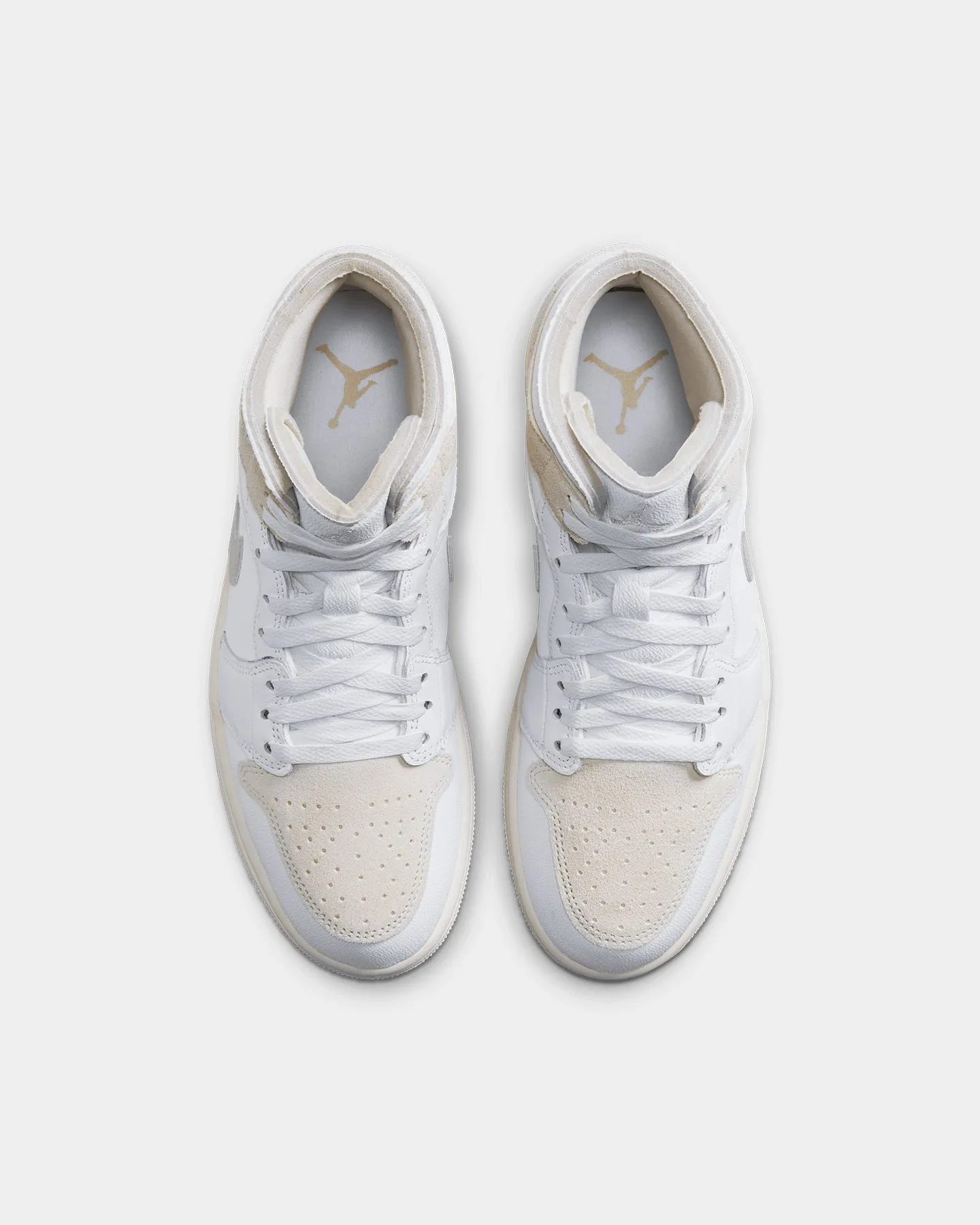 Jordan Air Jordan 1 Mid SE Craft "Light Orewood Brown" White/Light Orewood Brown