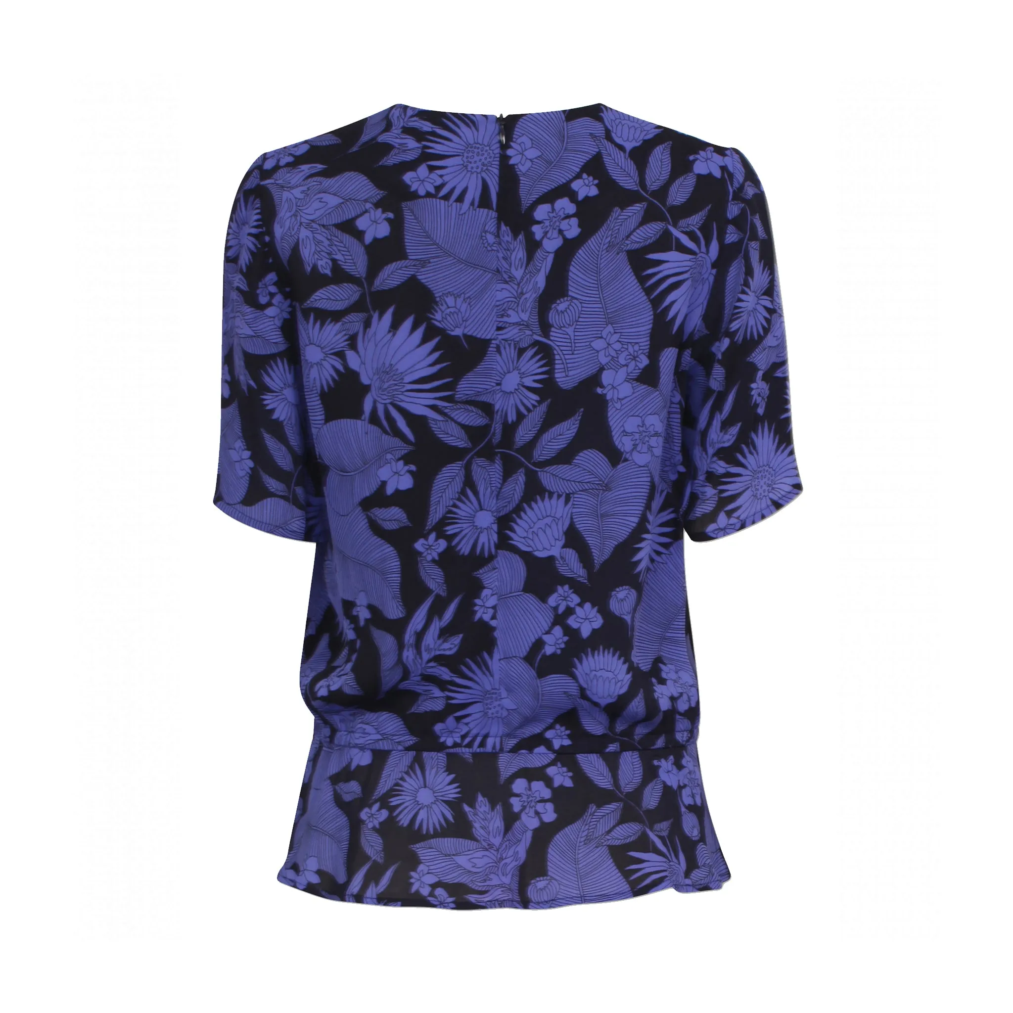 Meris Shirt Blue Floral