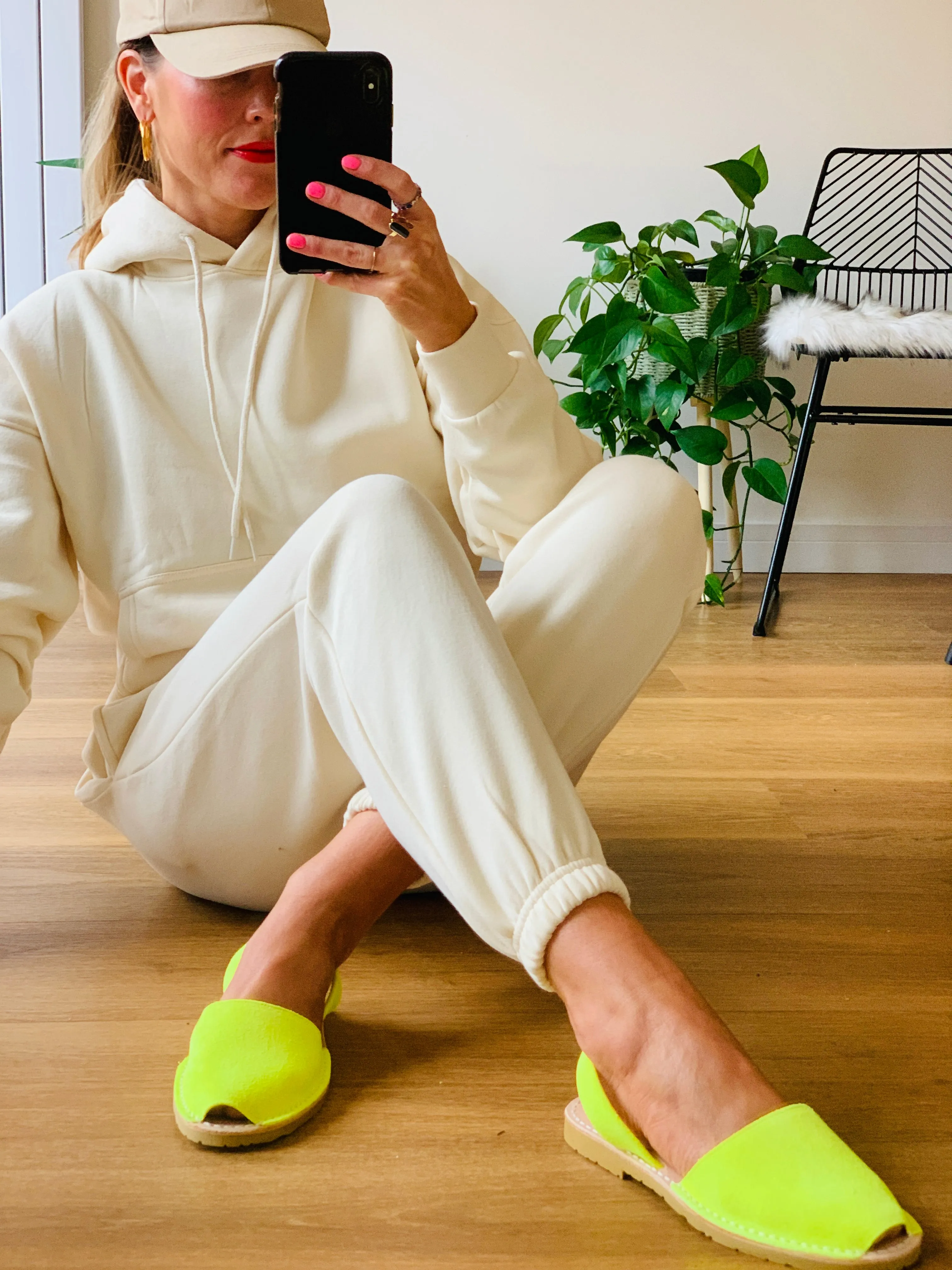 Neon Yellow Suede