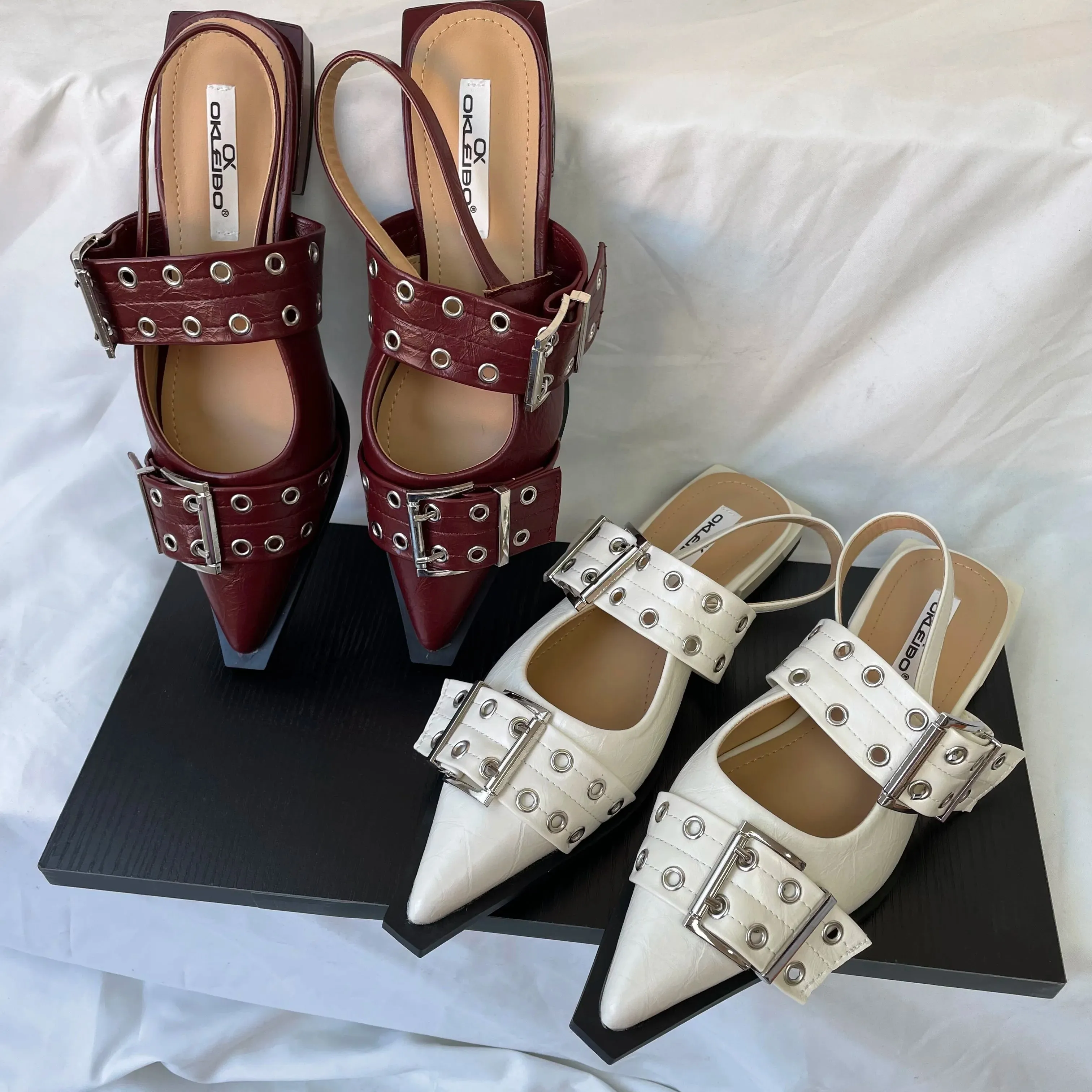 New Women Sandals Shoes Pointed Toe 2025.