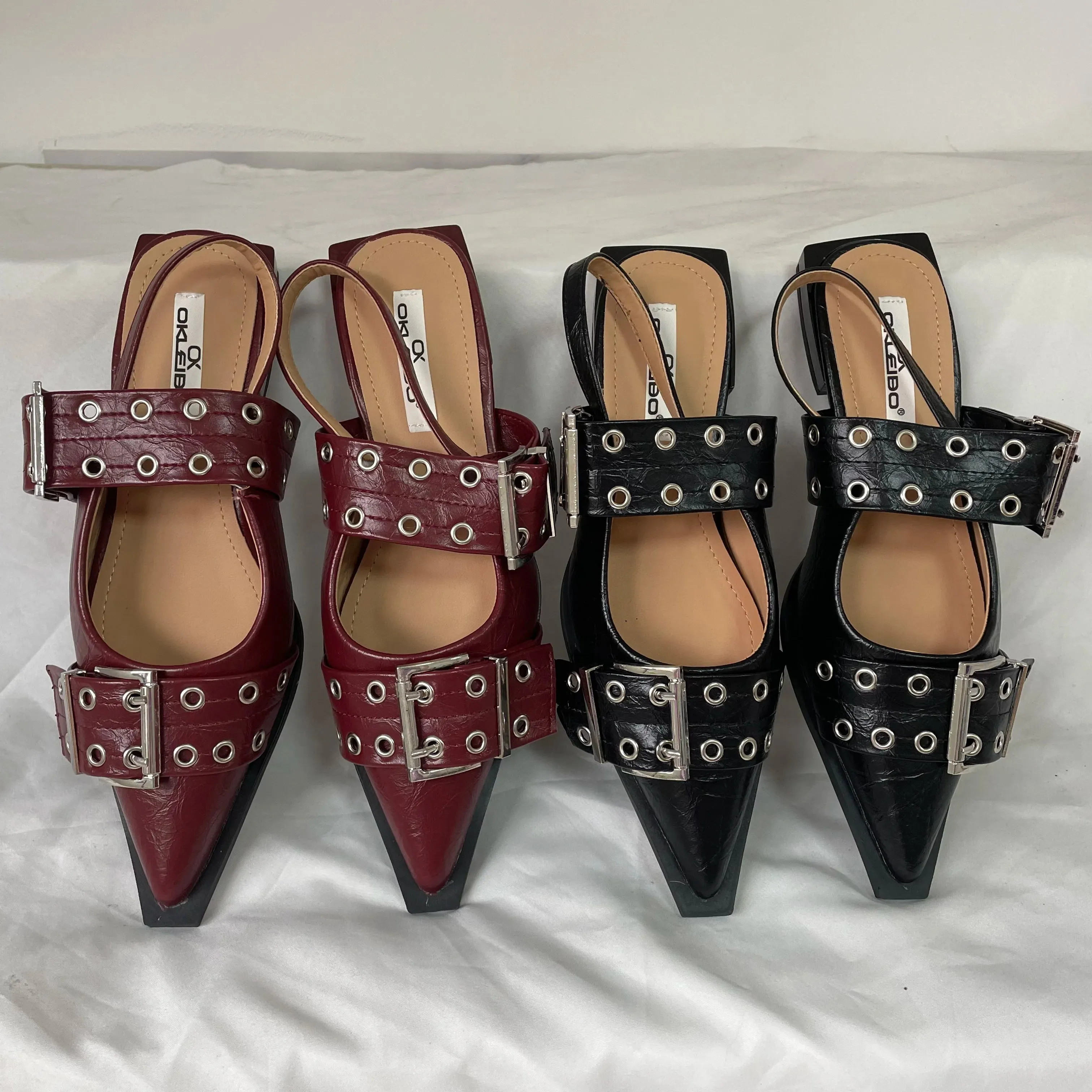 New Women Sandals Shoes Pointed Toe 2025.