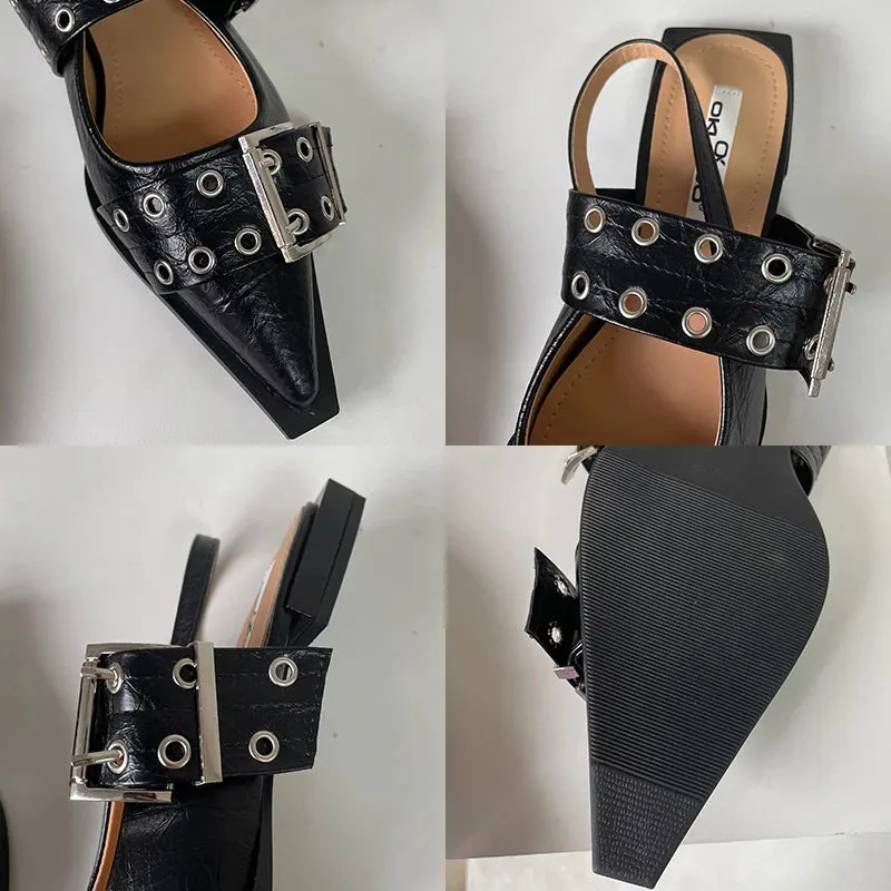 New Women Sandals Shoes Pointed Toe 2025.