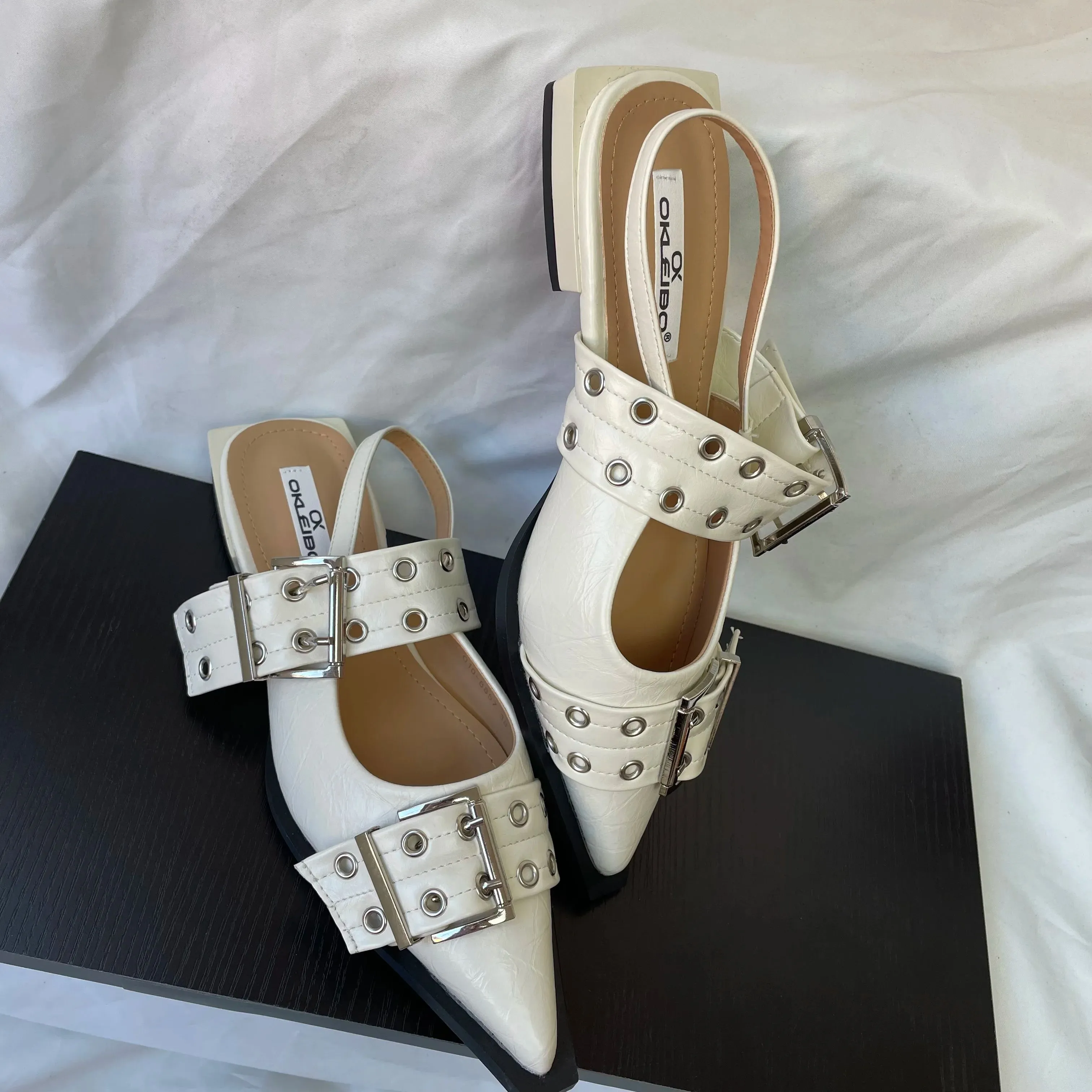 New Women Sandals Shoes Pointed Toe 2025.