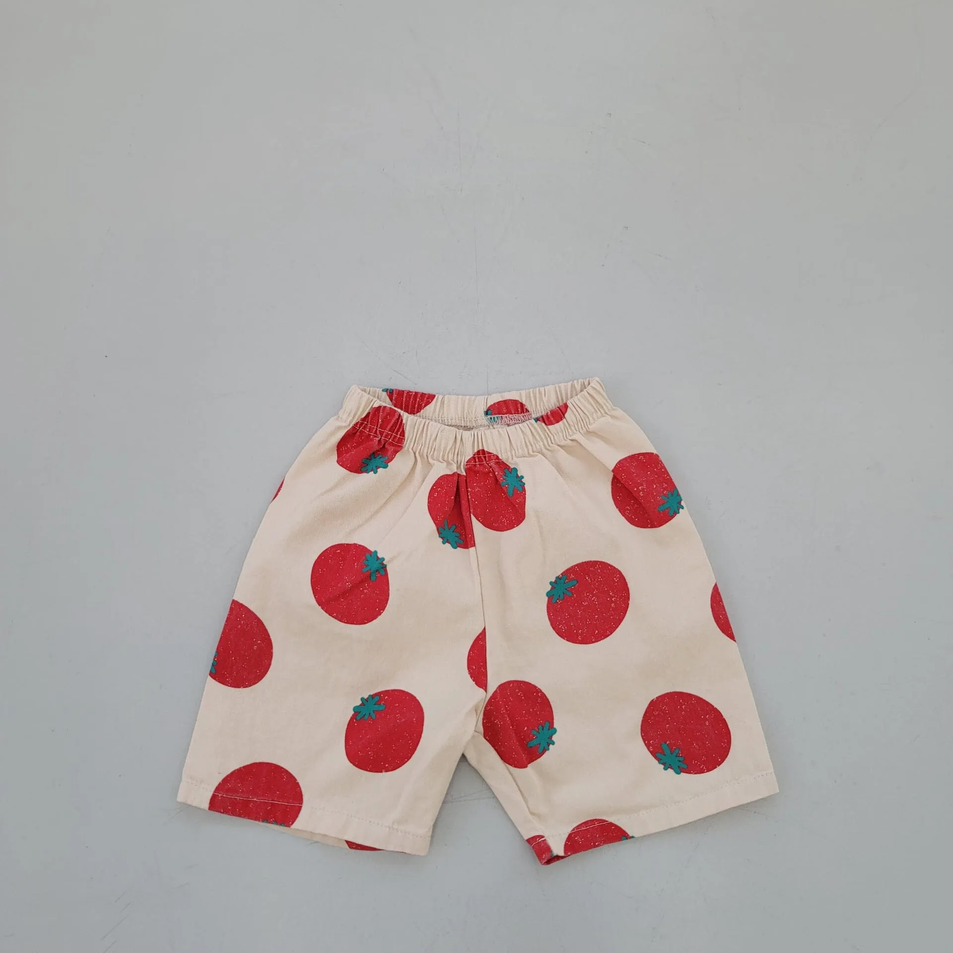 Tomato Print Summer Shorts