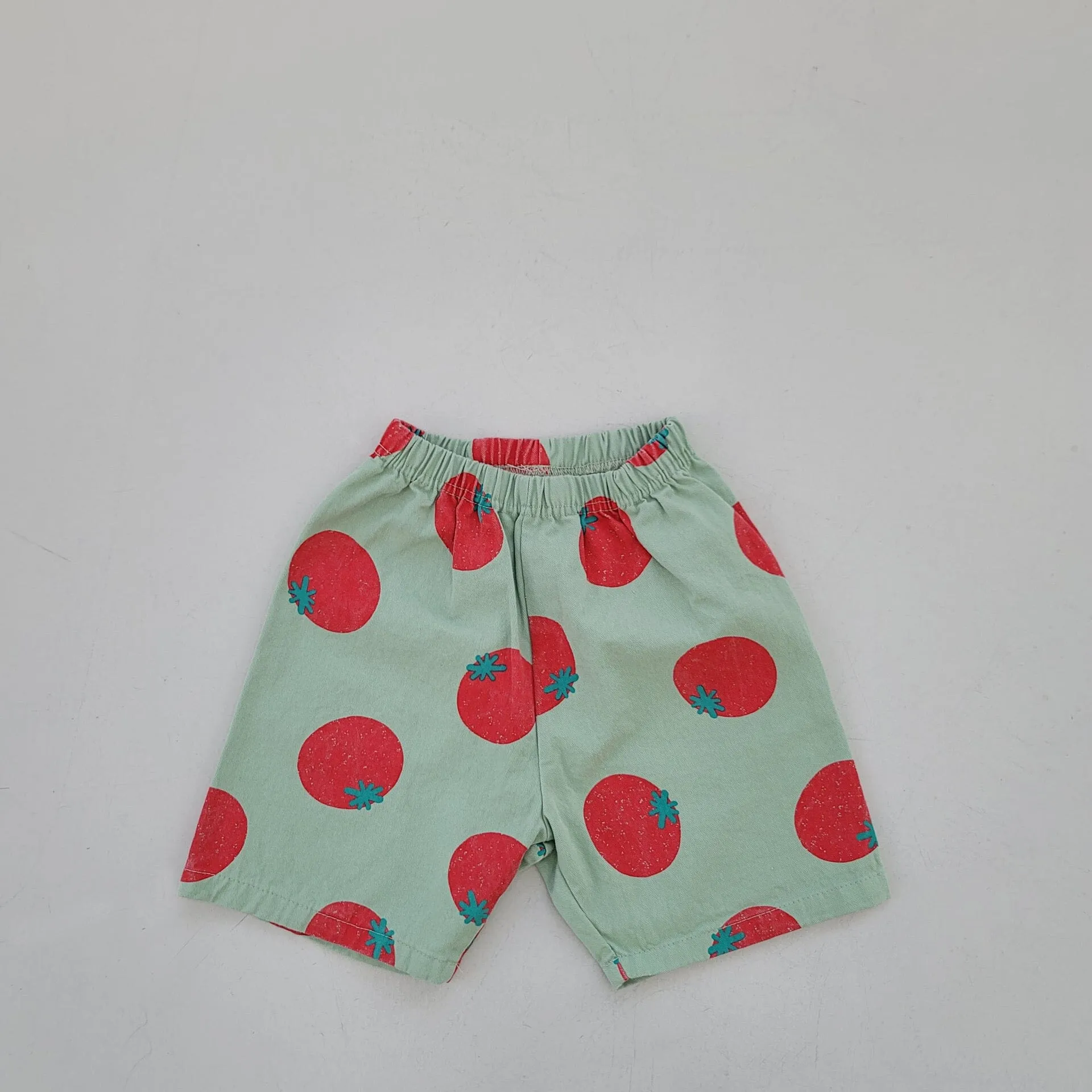 Tomato Print Summer Shorts