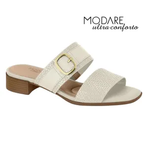 White Slide Sandals
